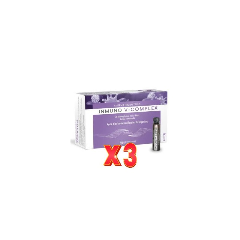 Pack de 3 uds Inmuno-V Complex (Inmunovit Plus) Fdb Pack de 3 uds Inmuno-V Complex (Inmunovit Plus) Fdb