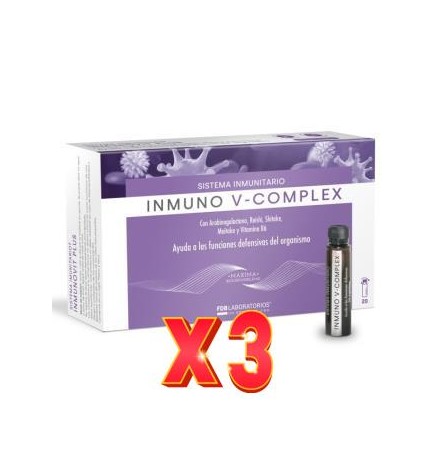 Pack de 3 uds Inmuno-V Complex (Inmunovit Plus) Fdb
