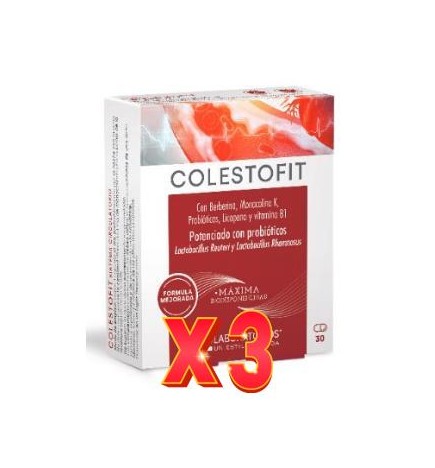 Pack de 3 uds Colestofit 30 Cápsulas Nuevo Fdb