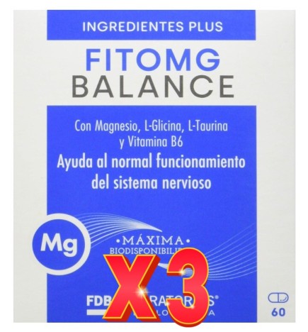Pack de 3 uds Fitomg Balance 60 Capsulas Fdb
