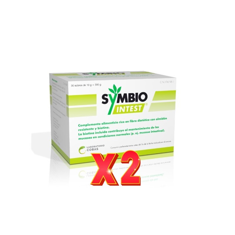 Pack de 2 unidades Symbiointest 30 Sobres Symbiopharm