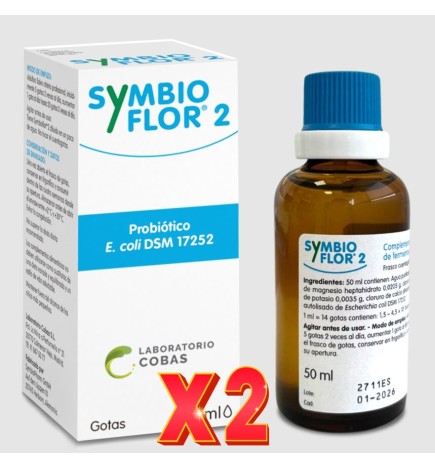 Pack de 2 unidades Symbioflor 2 en Gotas 50 Ml Symbiopharm