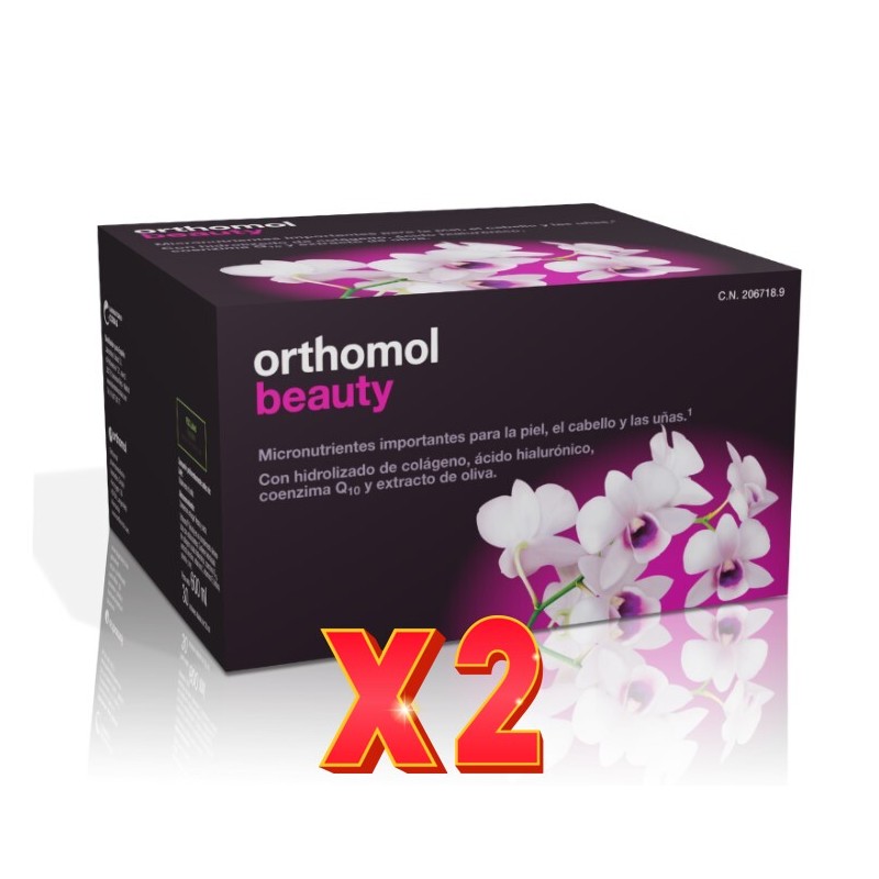 Pack de 2 unidades Orthomol Beauty 30 Botellas Bebibles Orthomol Pack de 2 unidades Orthomol Beauty 30 Botellas Bebibles Orthomol