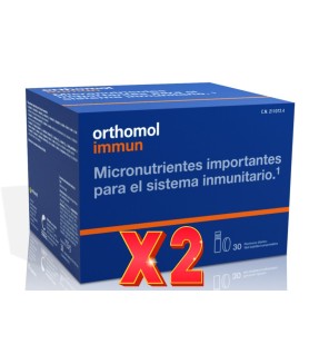 Pack de 2 unidades Orthomol Immun 30 Botellas Bebibles  Y Comprimidos Orthomol