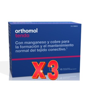 Pack de 3 unidades Orthomol Tendo Granulado 15 Sobres  Y Comprimidos  Y Capsulas Orthomol