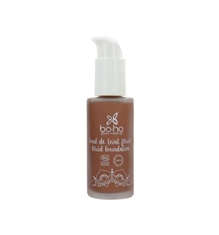 Base De Maquillaje Fluida 09 Cacao 30 Ml Bio Boho Green Make Up