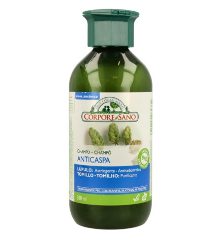 Champu Lupulo Y Tomillo Anticaspa 300Ml Corpore Sano