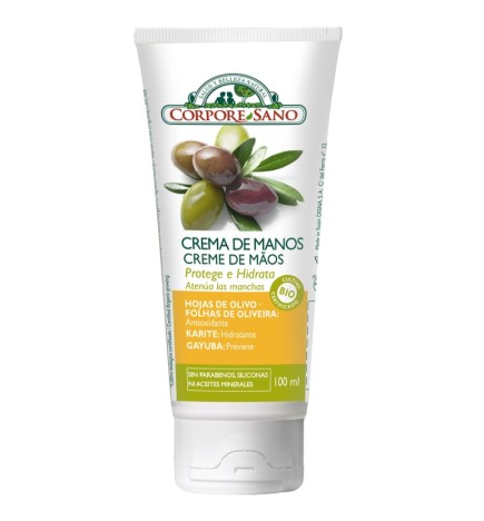Crema Manos Olivo Y Karite Tubo 100 Ml Corpore Sano