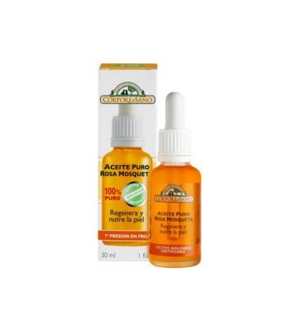 Aceite De Rosa Mosqueta Bio 100% Puro 30 Ml Corpore Sano