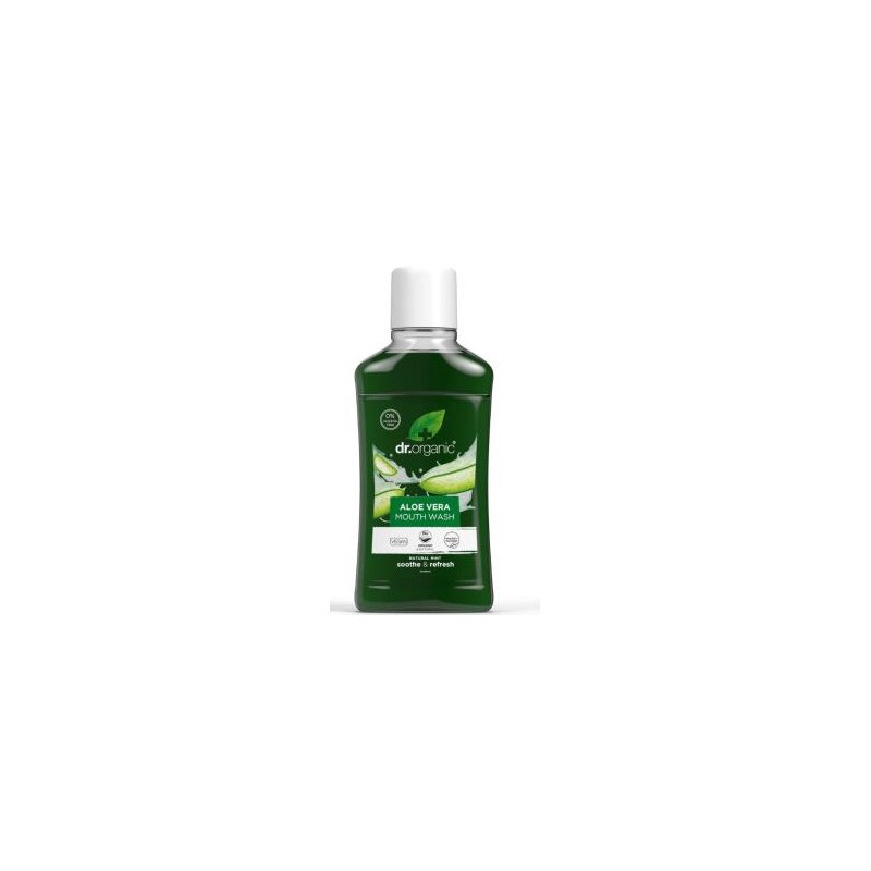 Enjuague Bucal Aloe Vera Organico 500 Ml Dr. Organic Enjuague Bucal Aloe Vera Organico 500 Ml Dr. Organic