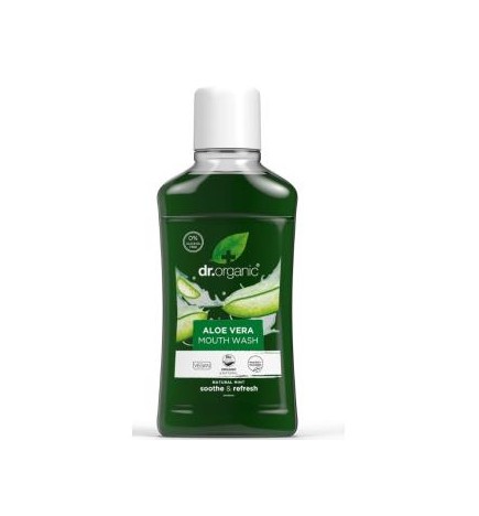 Enjuague Bucal Aloe Vera Organico 500 Ml Dr. Organic
