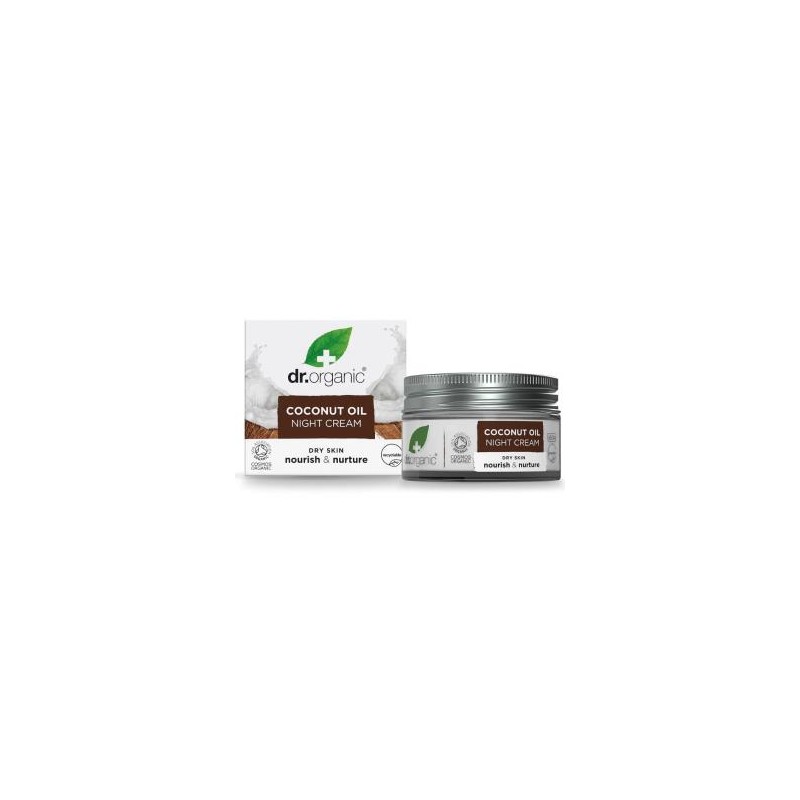 Crema De Noche Aceite De Coco 50 Ml Dr. Organic Crema De Noche Aceite De Coco 50 Ml Dr. Organic