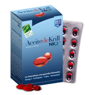 Aceite De Krill Nko 80Perlas Cien Por Cien Natural