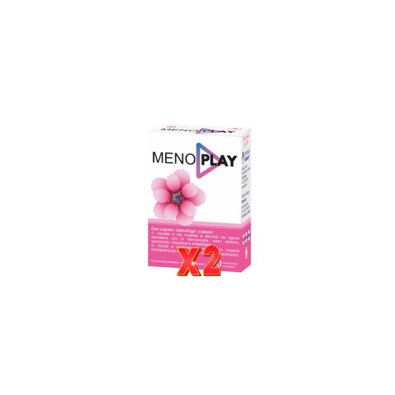 Pack de 2 unidades Menoplay 30 Comp Bioserum