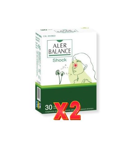 Pack de 2 unidades Aler Balance Shock 30 Capsulas Bioserum