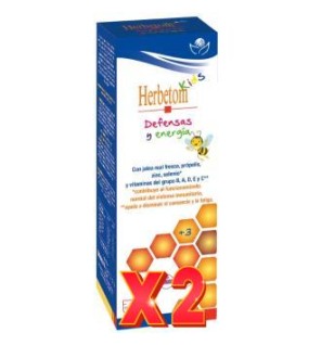Pack de 2 unidades Herbetom Kids Defensas Y Energia Jarabe 250 Ml Bioserum