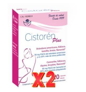 Pack de 2 unidades Cistoren Plus 20 Capsulas Bioserum