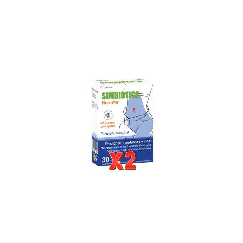 Pack de 2 unidades Simbiótico Nenufar 30 Cápsulas Bioserum Pack de 2 unidades Simbiótico Nenufar 30 Cápsulas Bioserum