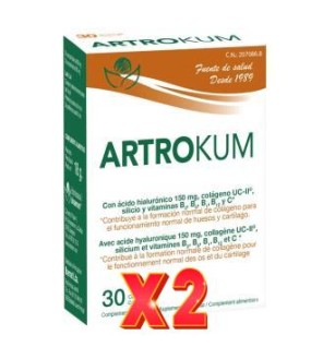 Pack de 2 unidades Artrokum 30 Comprimidos Bioserum