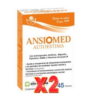 Pack de 2 unidades Ansiomed Autoestima 45 Capsulas Bioserum
