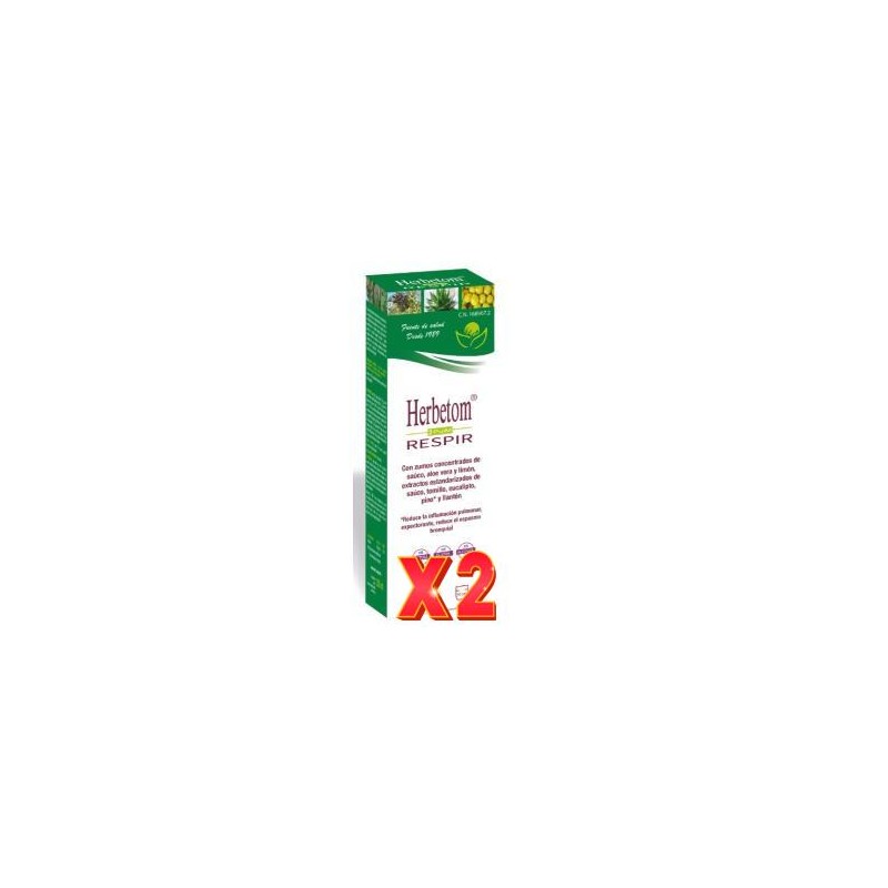 Pack de 2 unidades Herbetom 2 Pulm Respir 250Ml Bioserum