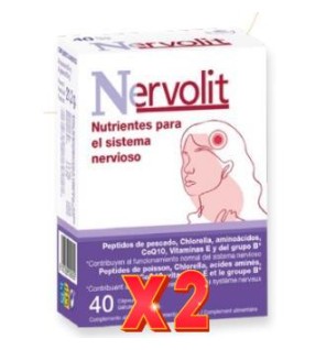 Pack de 2 unidades Nervolit 40Cap Bioserum