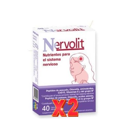 Pack de 2 unidades Nervolit 40Cap Bioserum