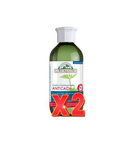 Pack de 2 unidades Champu Anticaida Germinados Trigo Y Soja 300 Ml Corpore Sano