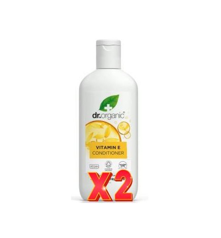 Pack de 2 unidades Acondicionador Vitamina E Cabello Fino 265  Ml Dr. Organic