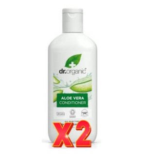 Pack de 2 unidades Acondicionador Aloe Vera Organico 265 Ml Dr. Organic