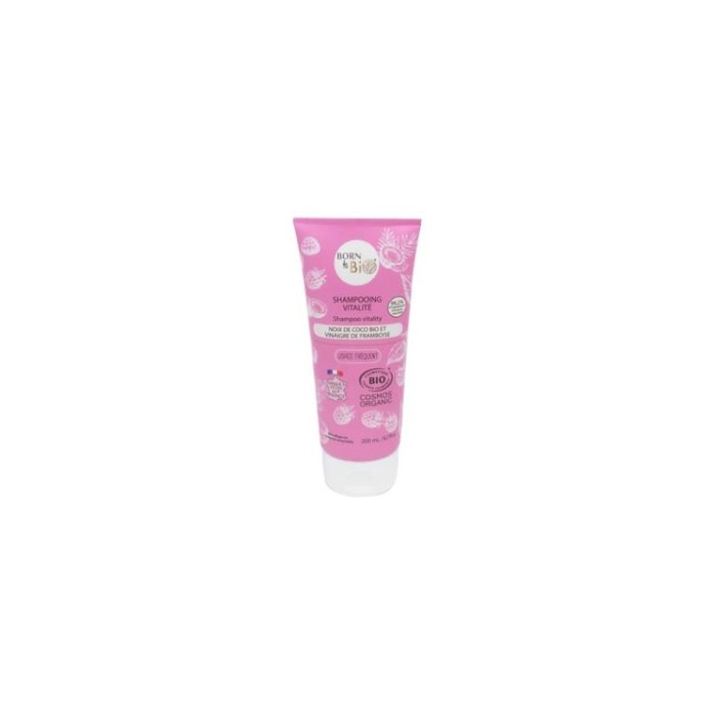 Champu Vitality Coco Y Vinagre De Frambuesa 200 Ml Bio Born To Bio