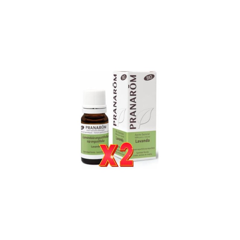 Pack de 2 unidades Lavanda Aceite Esencial Bio 10 Ml Pranarom Aceites Pack de 2 unidades Lavanda Aceite Esencial Bio 10 Ml Pranarom Aceites