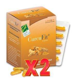 Pack de 2 unidades Curcufit 90 Capsulas Cien Por Cien Natural