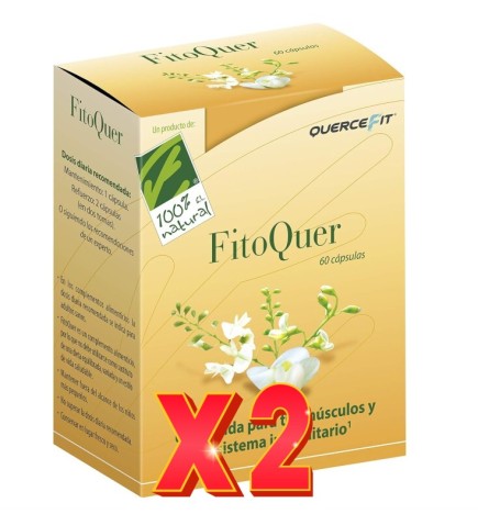 Pack de 2 unidades Fitoquer 60 Capsulas Cien Por Cien Natural