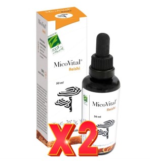 Pack de 2 unidades Micovital Reishi 50 Ml Cien Por Cien Natural