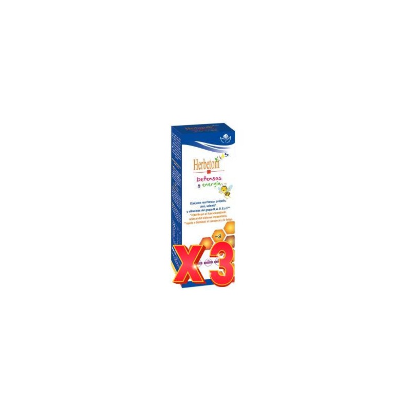 Pack de 3 unidades Herbetom Kids Defensas Y Energia Jarabe 250 Ml Bioserum Pack de 3 unidades Herbetom Kids Defensas Y Energia Jarabe 250 Ml Bioserum