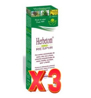 Pack de 3 unidades Herbetom 2 Pulm Respir 250Ml Bioserum