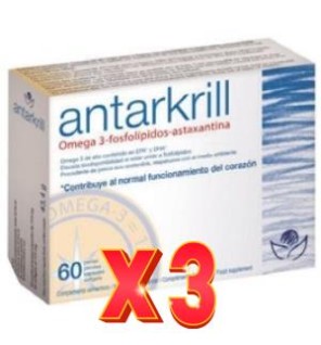 Pack de 3 unidades Antarkrill 60Perlas Bioserum