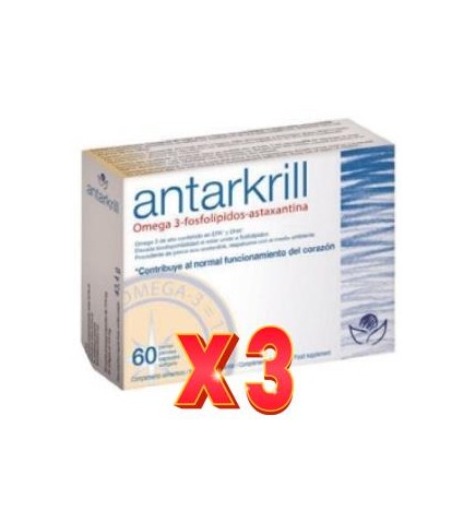 Pack de 3 unidades Antarkrill 60Perlas Bioserum