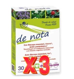 Pack de 3 unidades Denota 30 Capsulas Bioserum