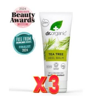Pack de 3 unidades Balsamo Talones Arbol Del Te 100  Ml Dr. Organic