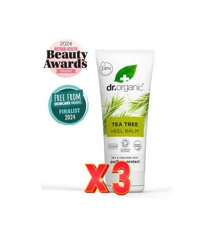 Pack de 3 unidades Balsamo Talones Arbol Del Te 100  Ml Dr. Organic