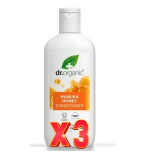 Pack de 3 unidades Acondicionador Miel De Manuka 265 Ml Dr. Organic