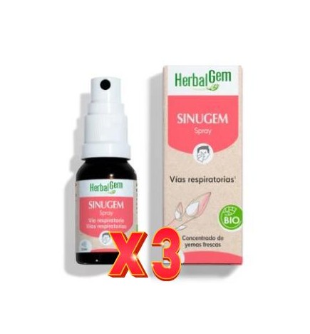 Pack de 3 unidades Sinugem  Gc15 Spray 15 Ml Bio Herbalgem
