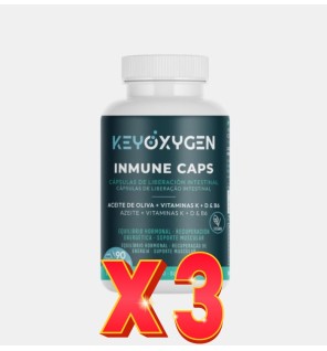 Pack de 3 unidades Keyoxygen Inmune Caps 90 Caps Keybiological