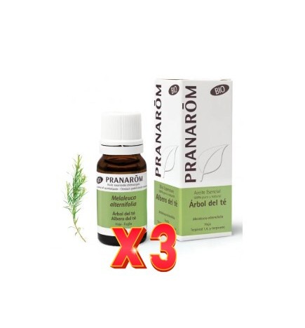 Pack de 3 unidades Arbol Del Te Hoja 10 Ml Pranarom Aceites