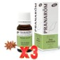 Pack de 3 unidades Anis Estrellado Fruto Aceite Esencial 10 Ml Bio Pranarom Aceites Pack de 3 unidades Anis Estrellado Fruto Aceite Esencial 10 Ml Bio Pranarom Aceites