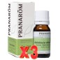 Pack de 3 unidades Arbol Del Te Hoja Aceite Esencial Bio 30 Ml Pranarom Aceites