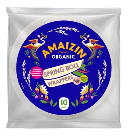 Papel De Arroz Para Rollitos 100 G Amaizin