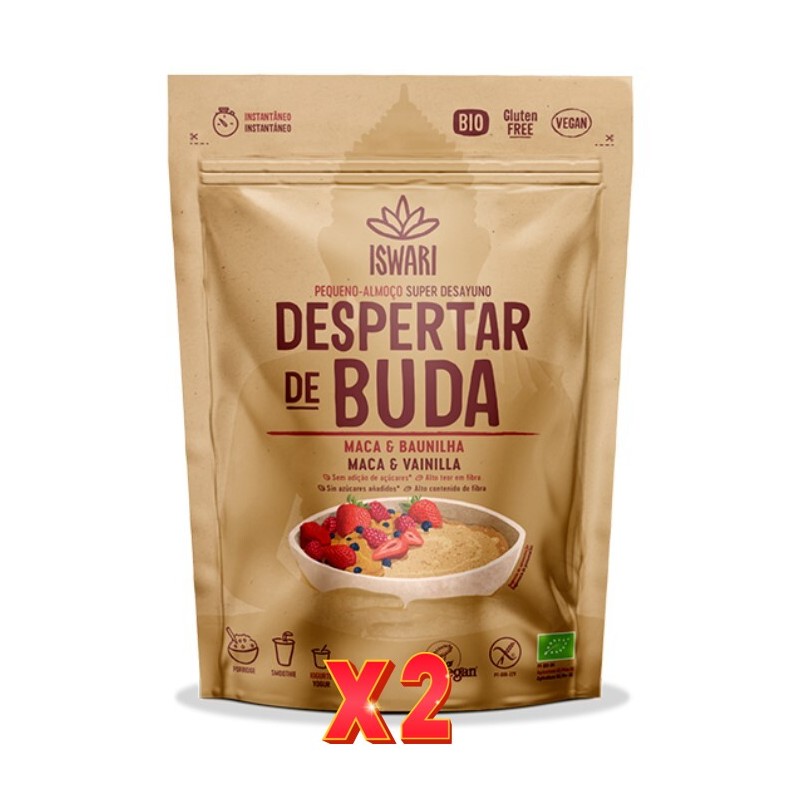 Pack de 2 unidades Despertar De Buda - Maca & Vainilla Bio 360G Iswari Pack de 2 unidades Despertar De Buda - Maca & Vainilla Bio 360G Iswari